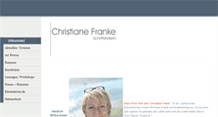 Desktop Screenshot of christianefranke.de